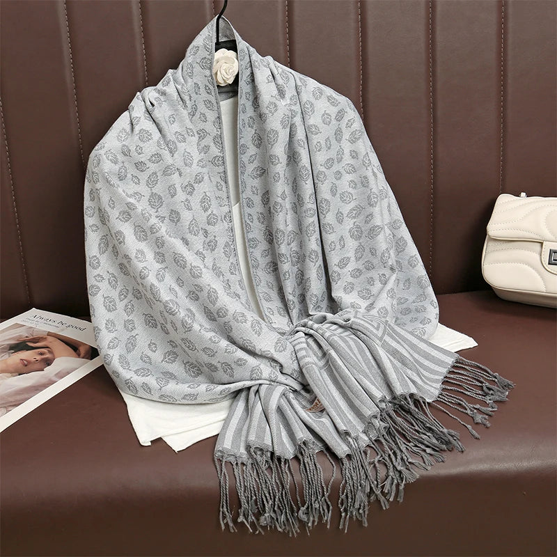 Luxury Thick Cashmere Women Shawl