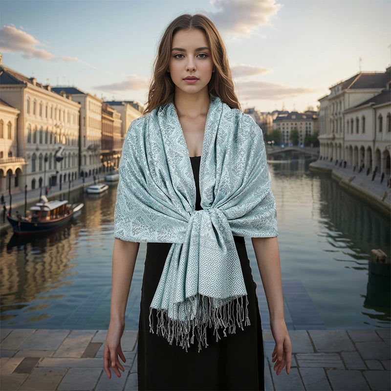 Luxury Thick Cashmere Women Shawl