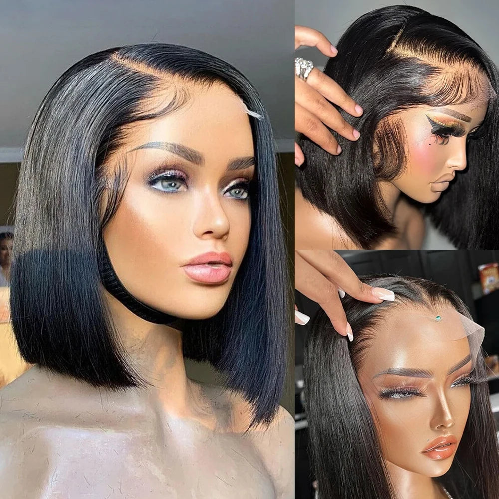 BOB Lace Front Human Hair Straight