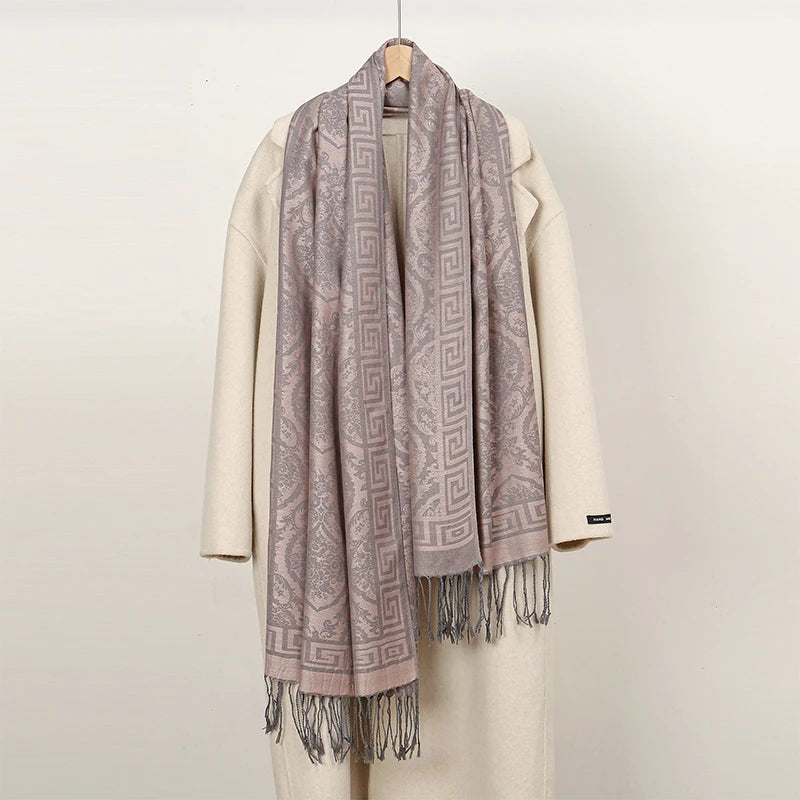 Luxury Thick Cashmere Women Shawl
