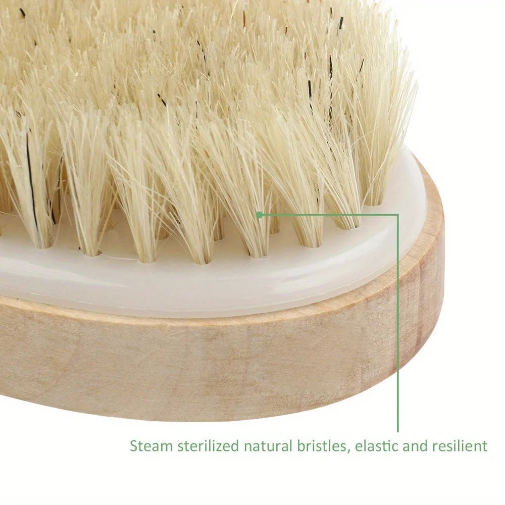 Natural Bristle Body SPA Dry Brush
