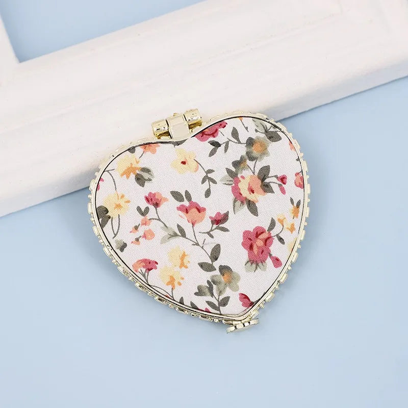 Vintage Floral Pocket Mirror