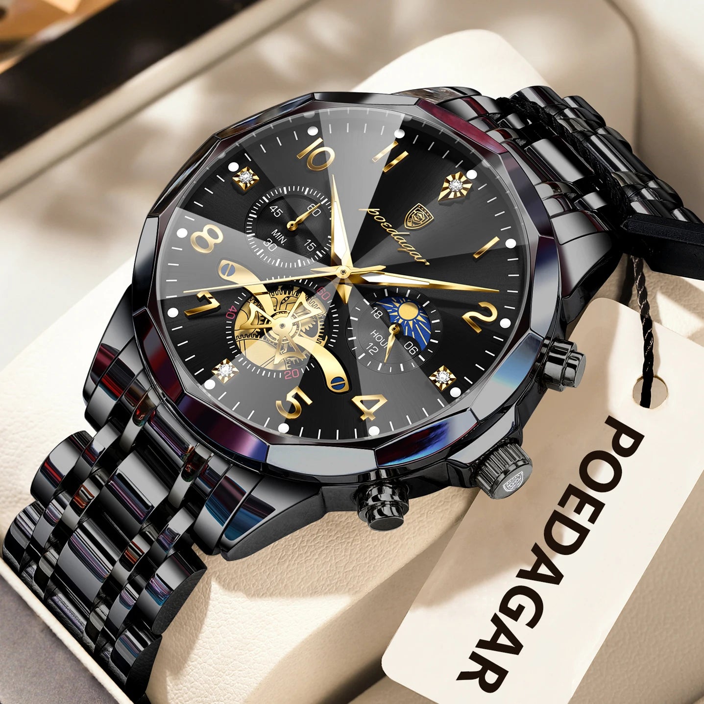 POEDAGAR 939 LUXURY MENS WATCH