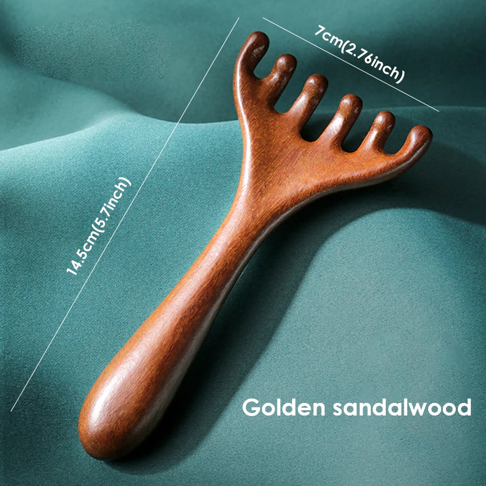 Sandalwood Antler Massage Comb