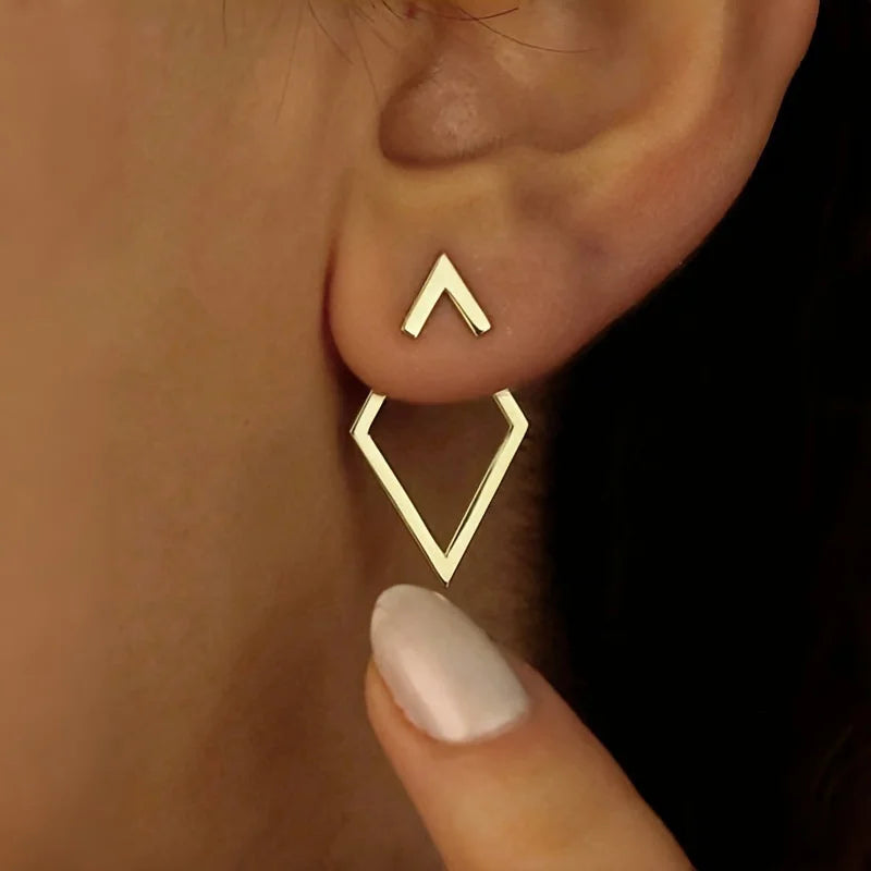Minimalist Geometric Detachable Earrings
