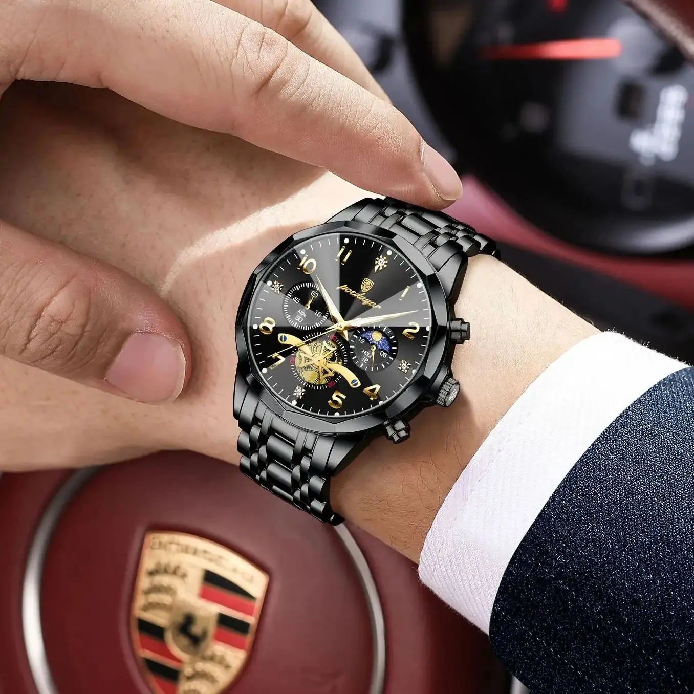 POEDAGAR 939 LUXURY MENS WATCH