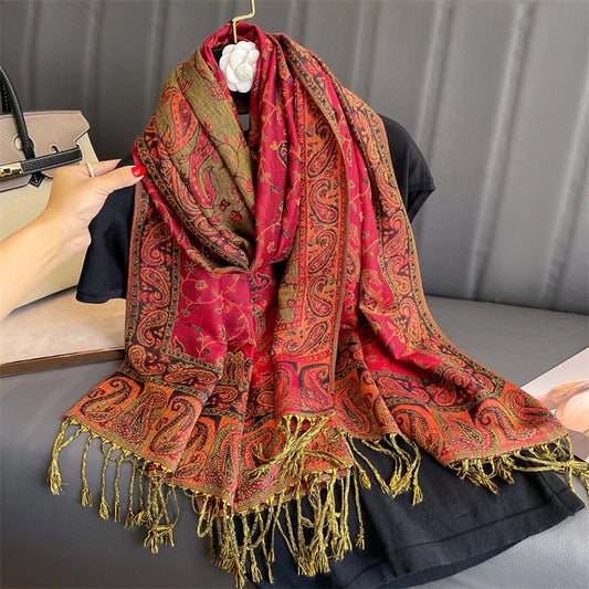 Foulard Print Shawl