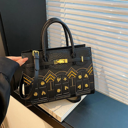 Versatile Top Handle Women Handbag