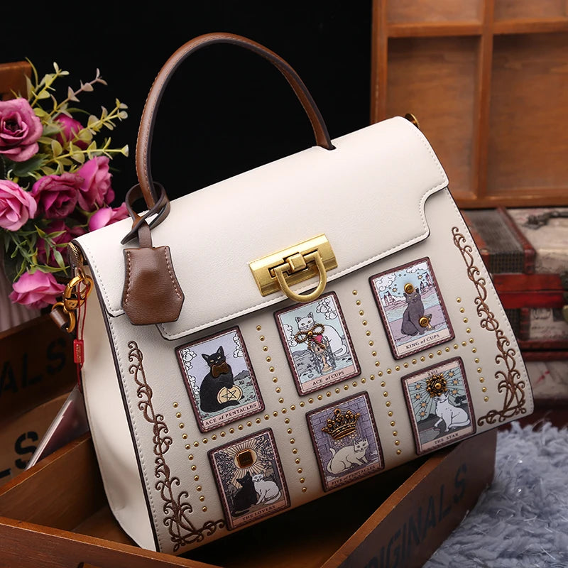 Luxury Painting Designer Handbag