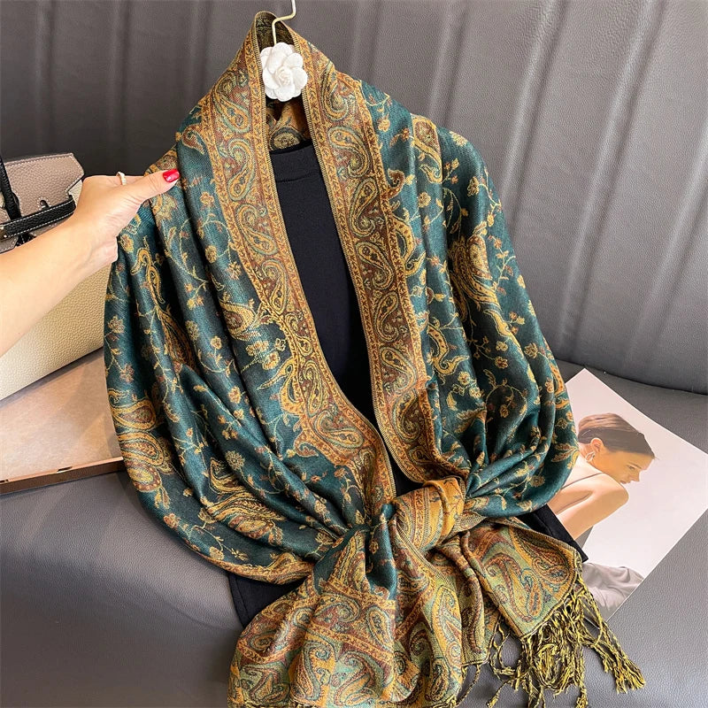 Foulard Print Shawl