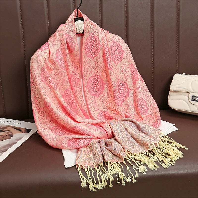 Luxury Thick Cashmere Women Shawl