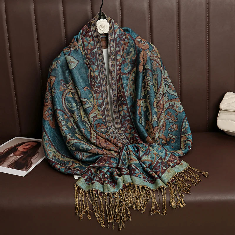Foulard Print Shawl