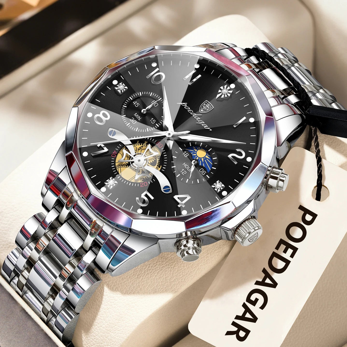 POEDAGAR 939 LUXURY MENS WATCH