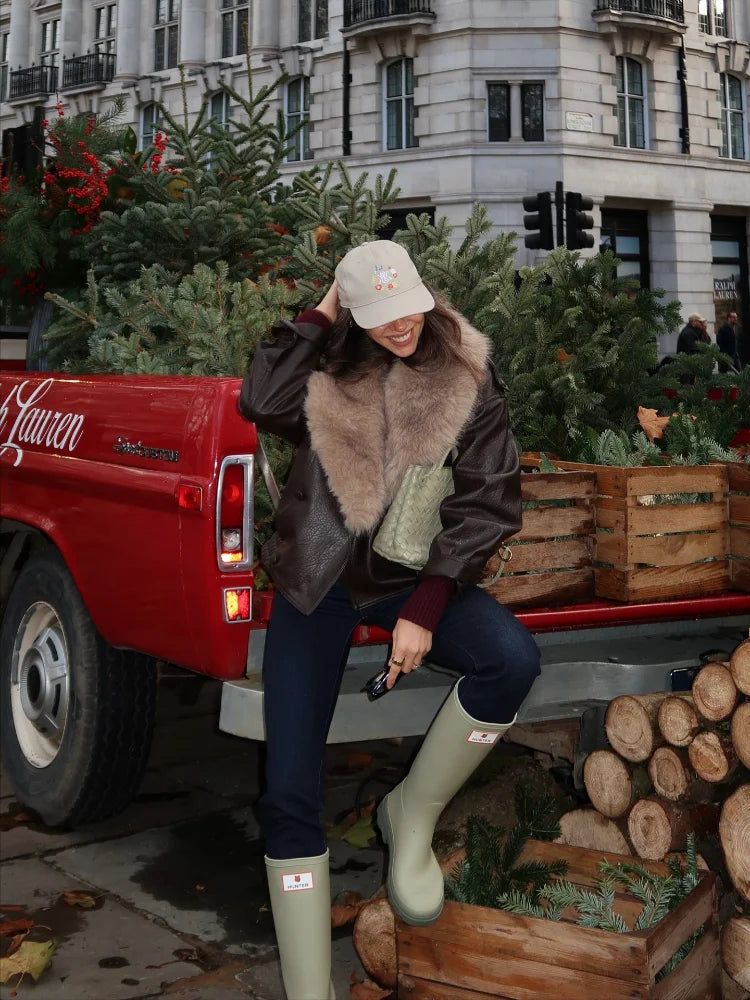 ZARA Faux Leather Jacket