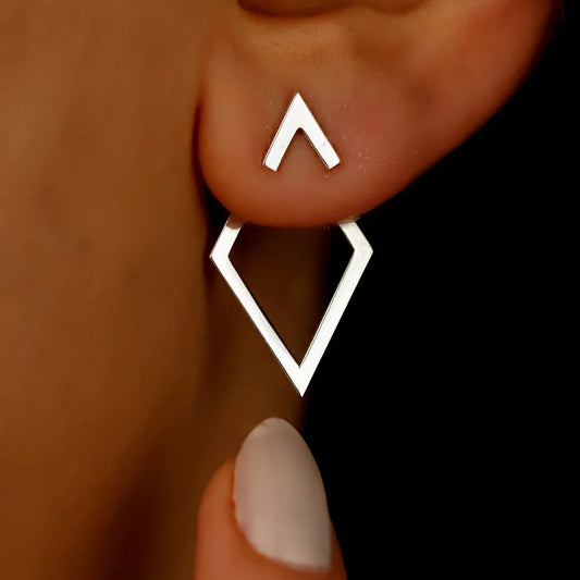 Minimalist Geometric Detachable Earrings