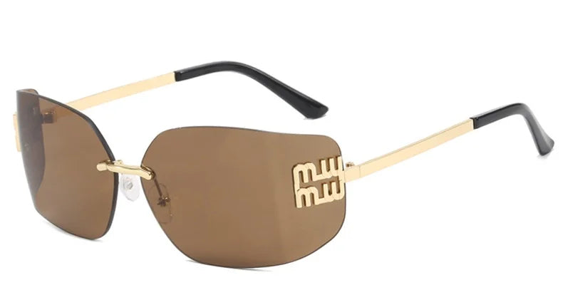 MUI MUI CURVED LUXURY SUNGLASSES