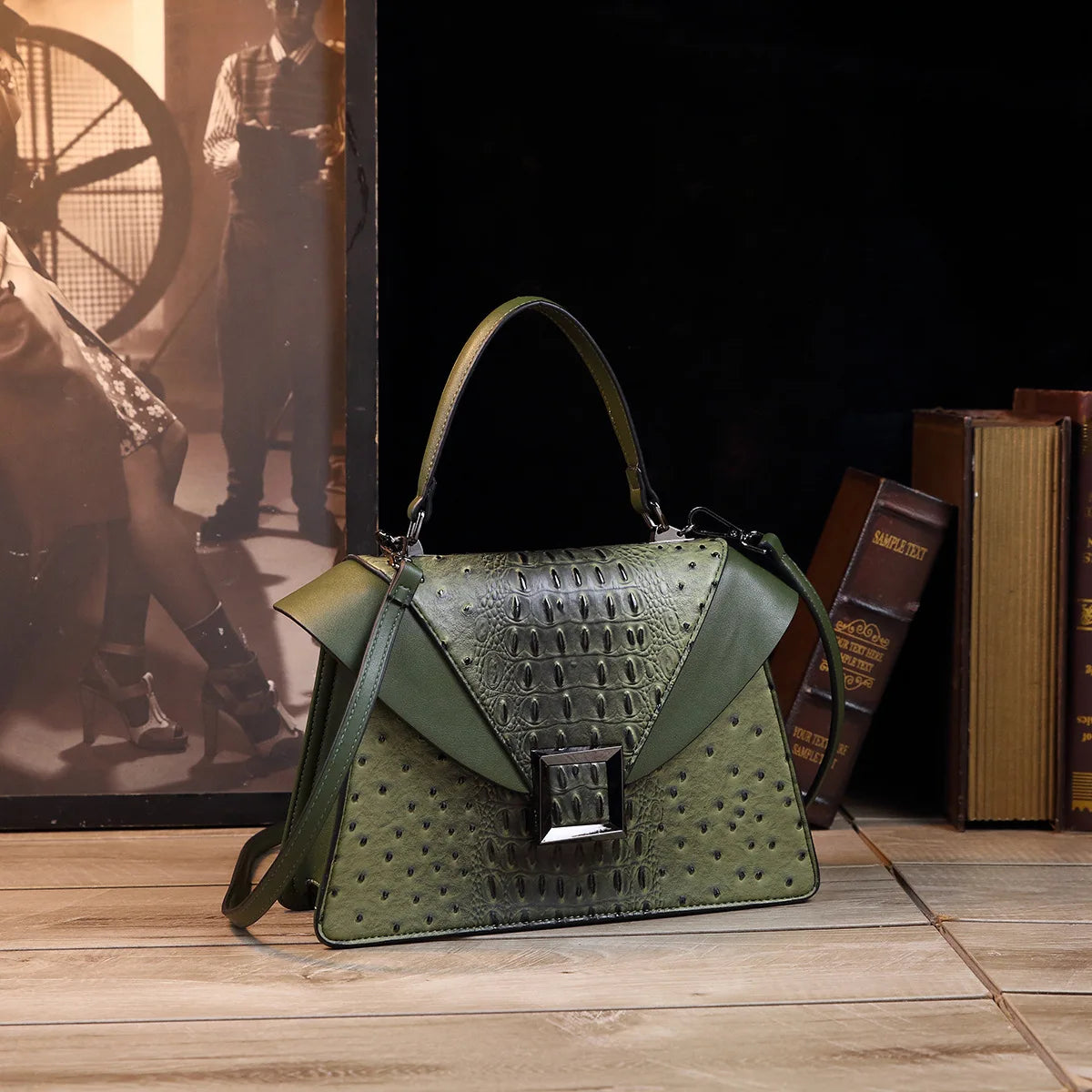 Luxury Crocodile leather Handbag