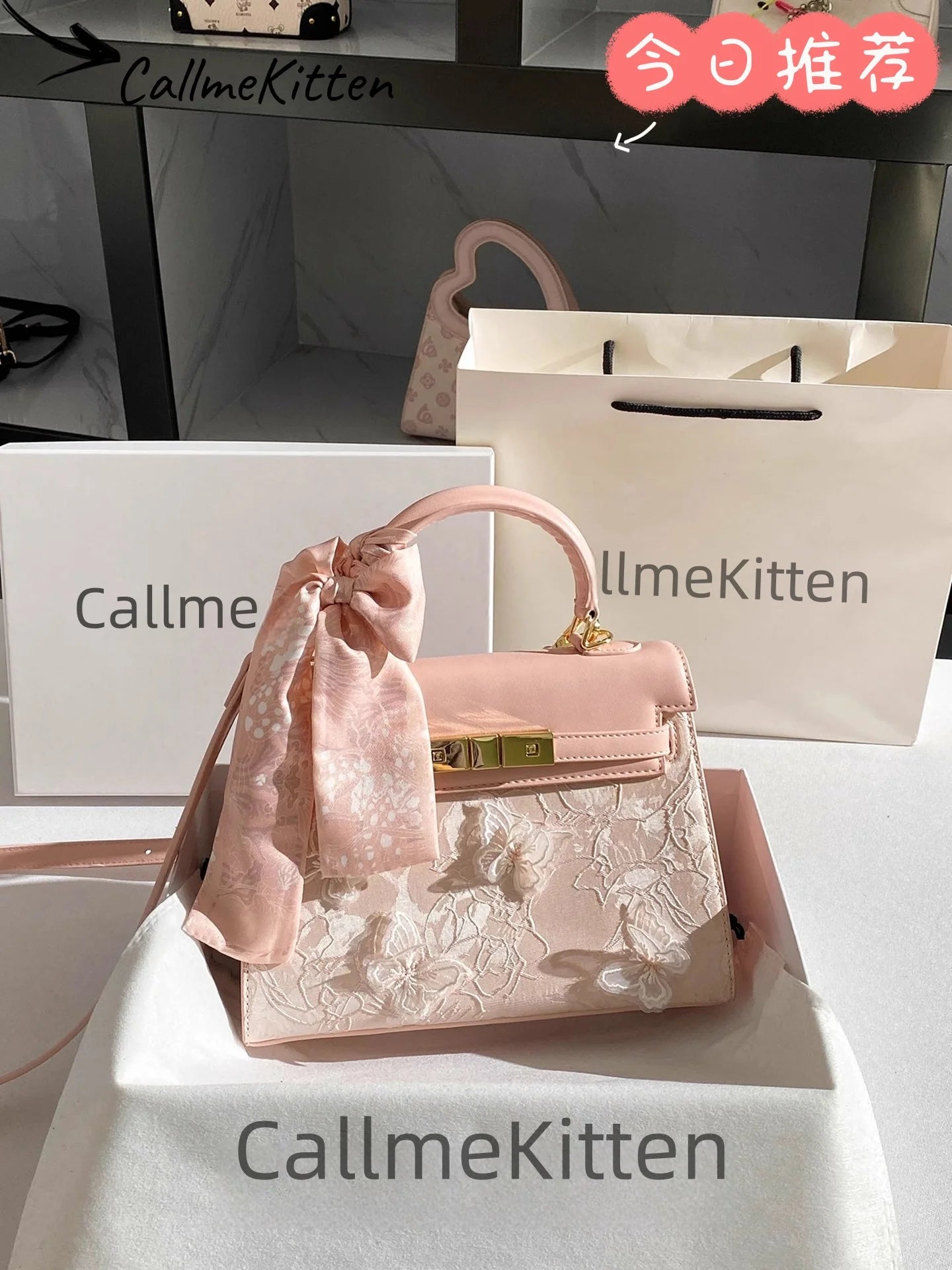 Pink  Embroidery Kelly