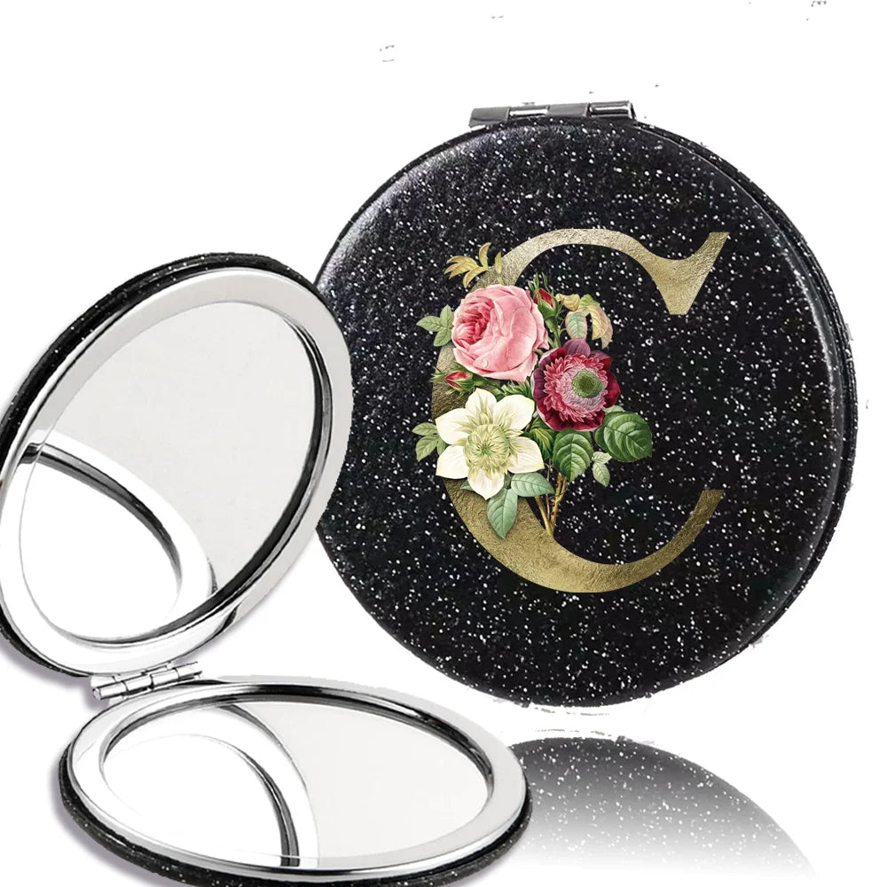 Glint Letter Floral Mirror