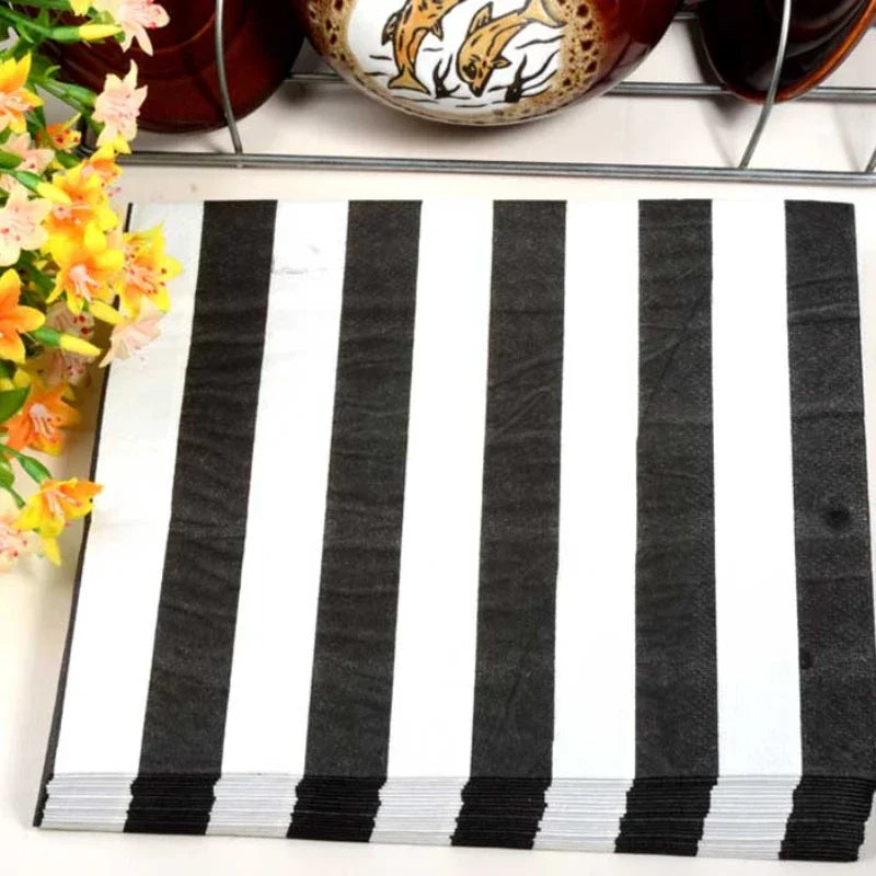 Classic Striped Paper Placemats
