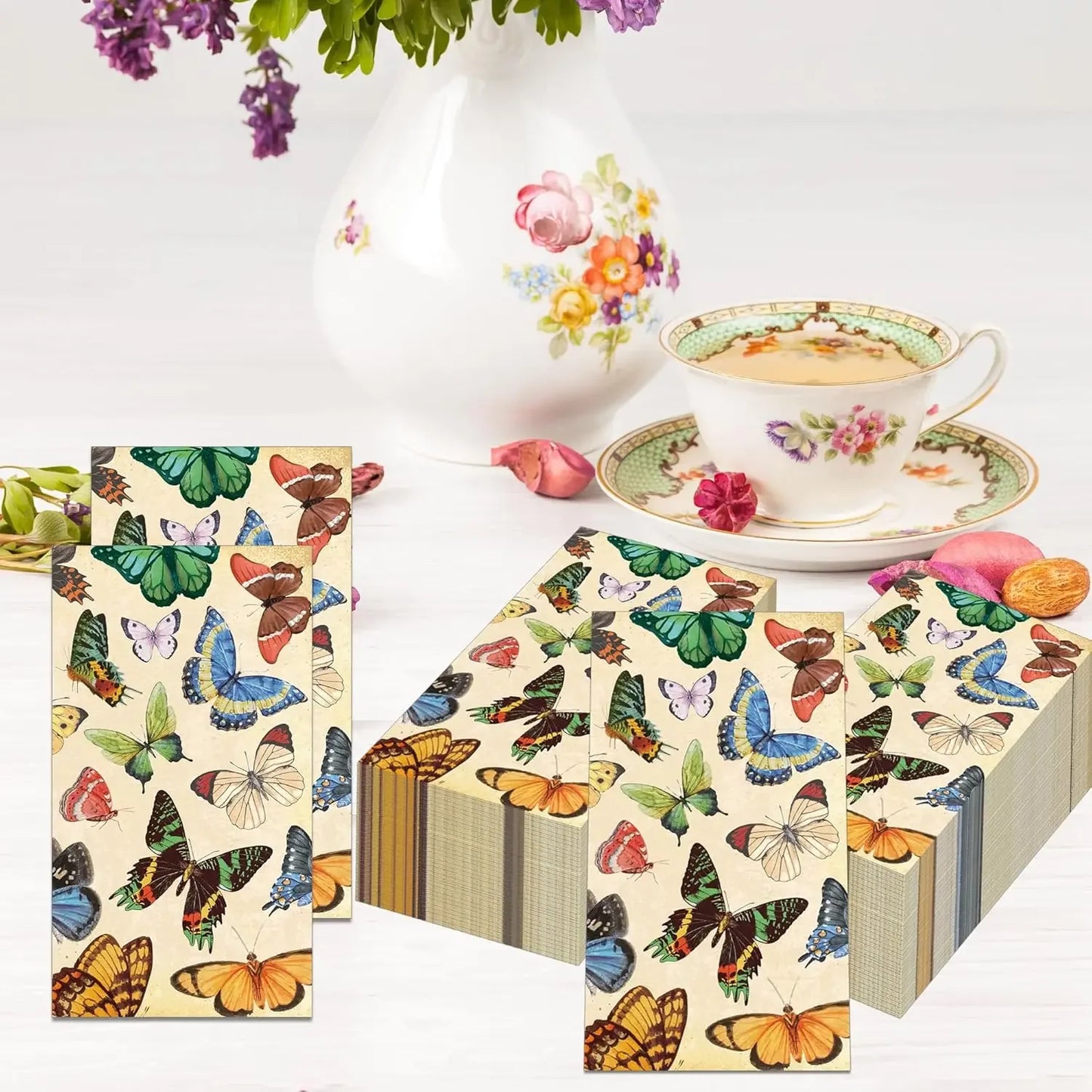 Vintage Butterfly Paper Napkins