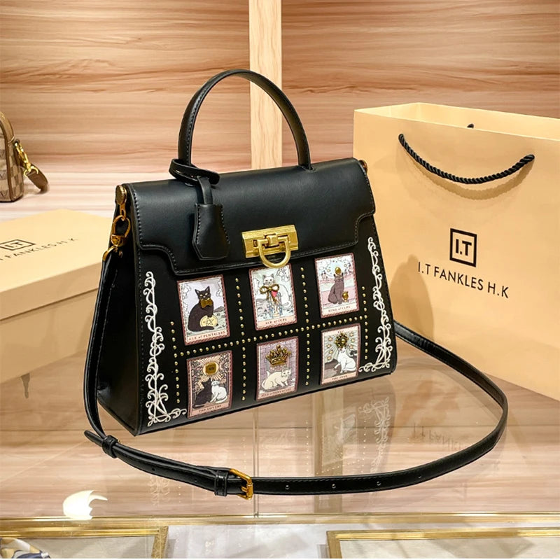Luxury Painting Designer Handbag