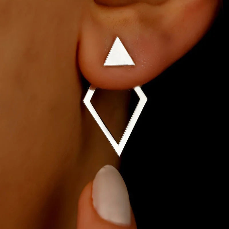 Minimalist Geometric Detachable Earrings