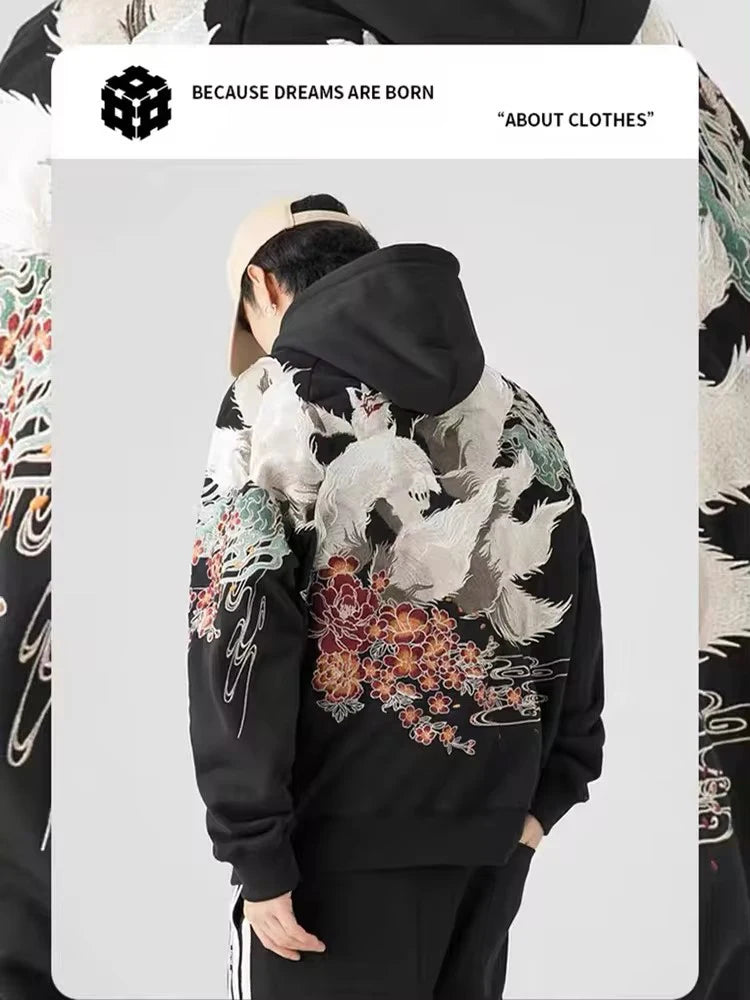 High Quality Embroidery Hoody