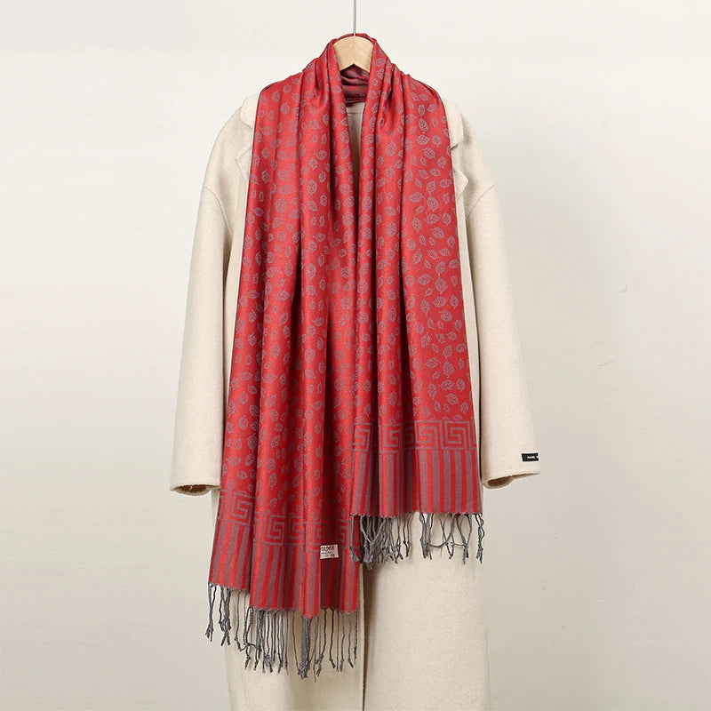 Luxury Thick Cashmere Women Shawl