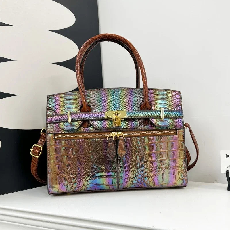 Double Zip High Sense Handbag