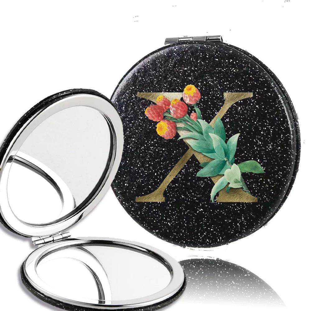 Glint Letter Floral Mirror
