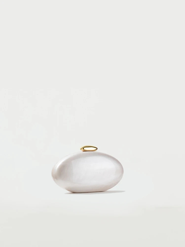 Egg  Acrylic Clutch Bag