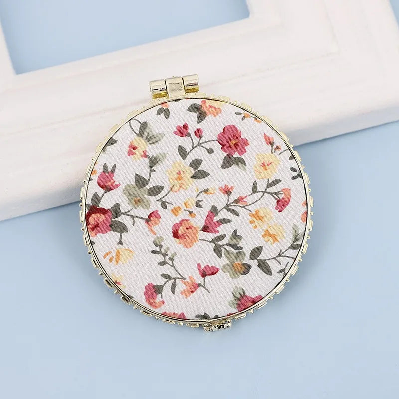 Vintage Floral Pocket Mirror