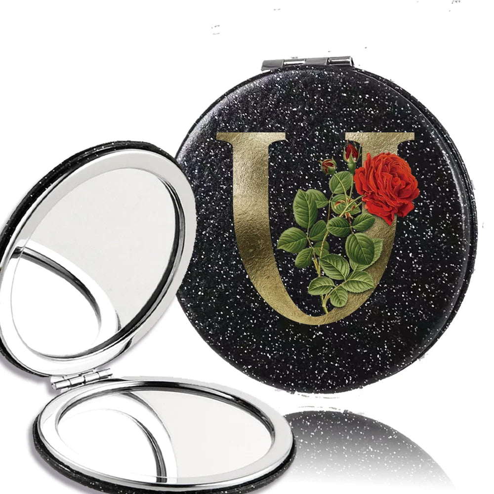 Glint Letter Floral Mirror