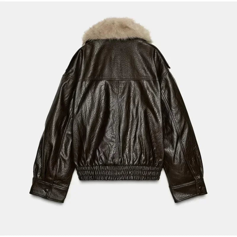 ZARA Faux Leather Jacket