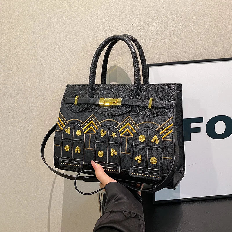 Versatile Top Handle Women Handbag