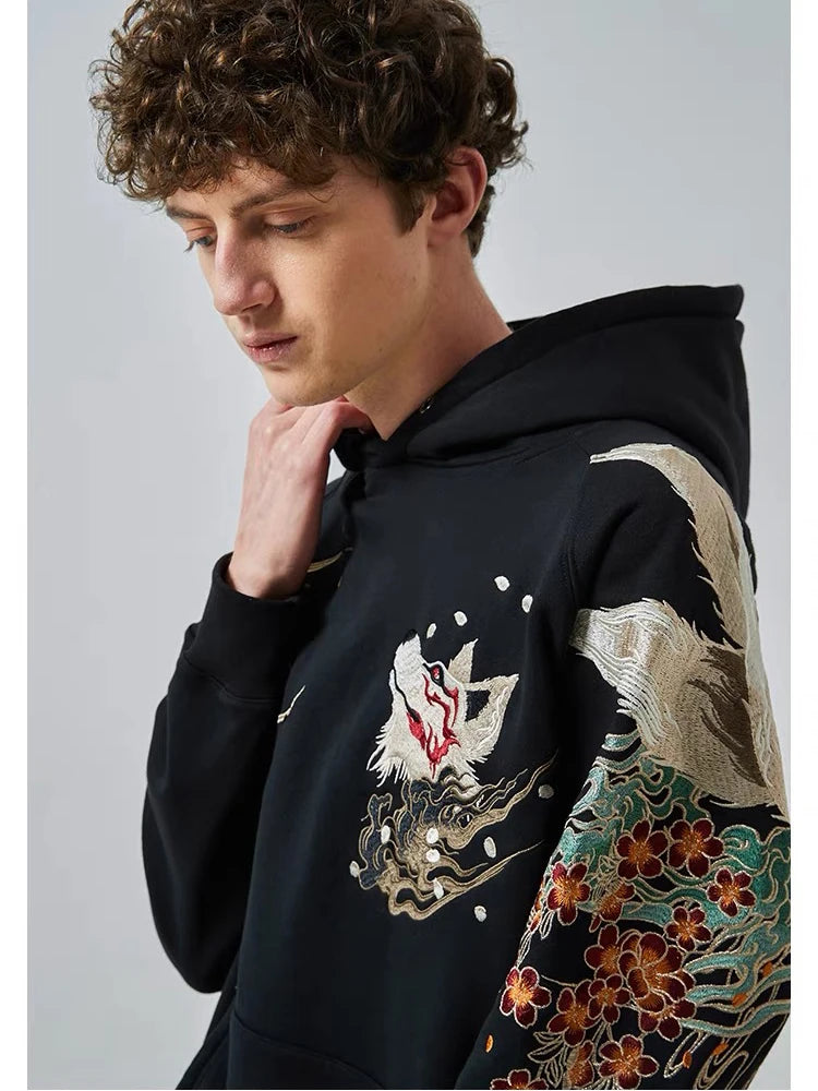 High Quality Embroidery Hoody