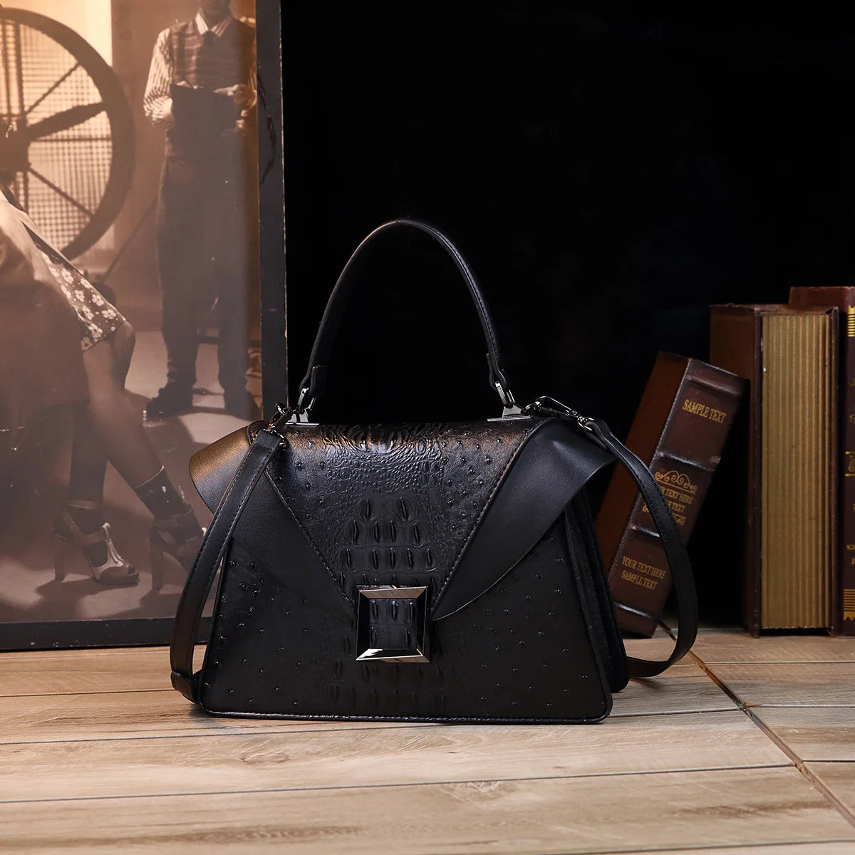 Luxury Crocodile leather Handbag