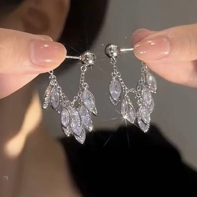Cascading Crystal  Dangle Earrings *LIMITED STOCK*