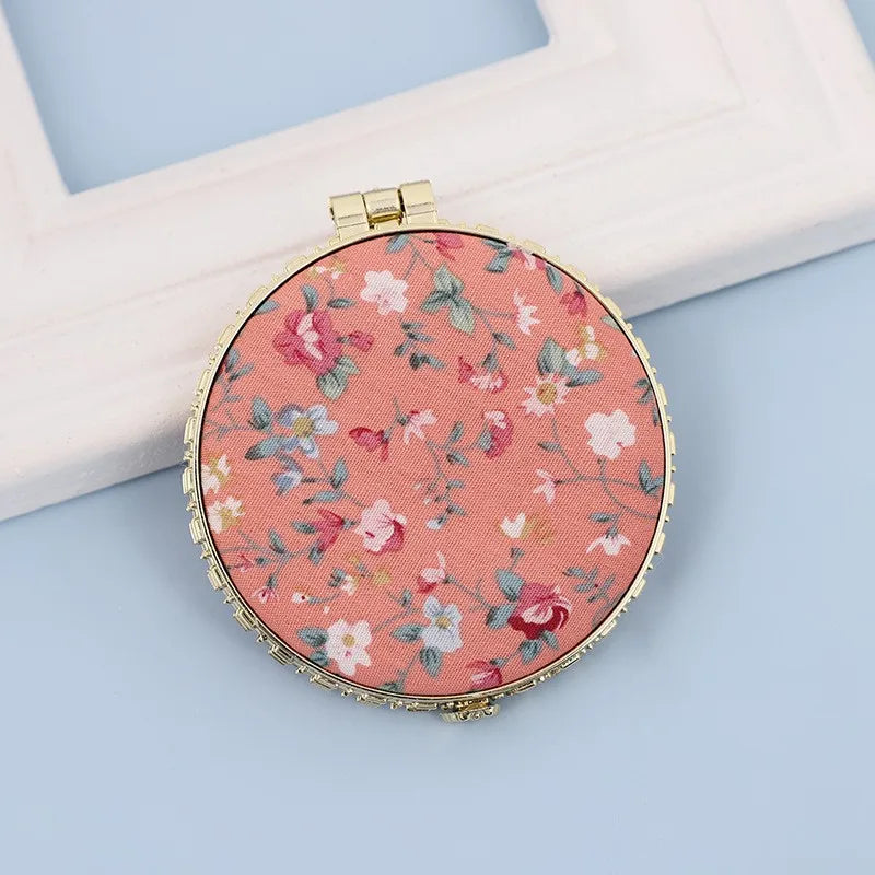 Vintage Floral Pocket Mirror