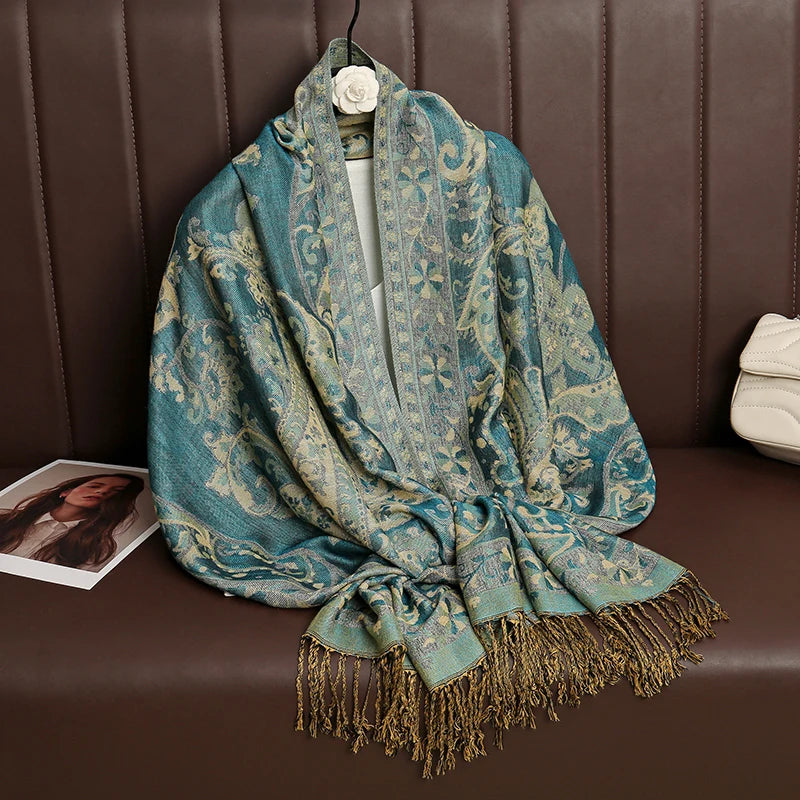 Foulard Print Shawl