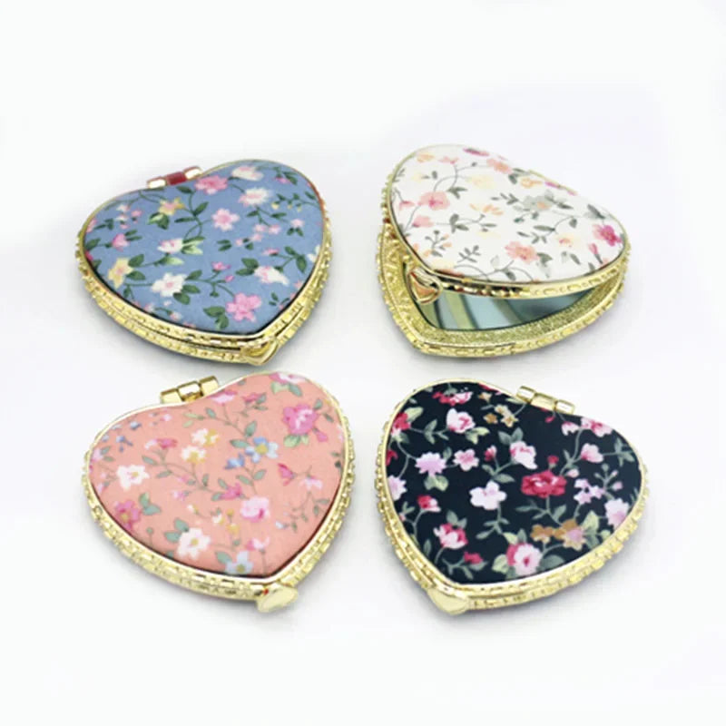 Vintage Floral Pocket Mirror