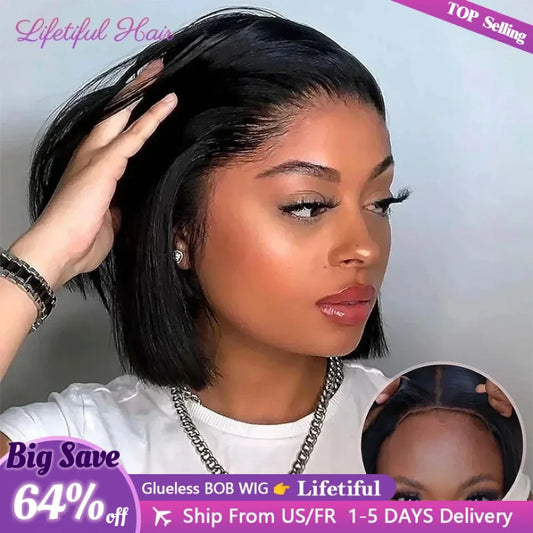 Glueless Bob Human Hair Wig