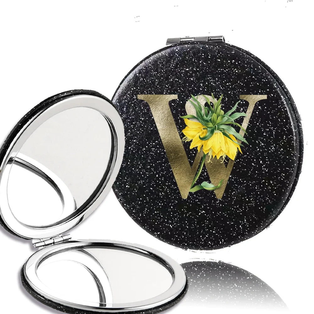Glint Letter Floral Mirror