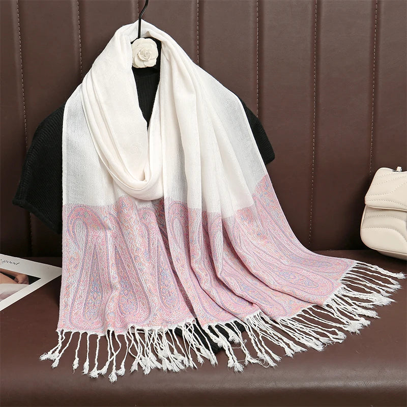 Luxury Thick Cashmere Women Shawl