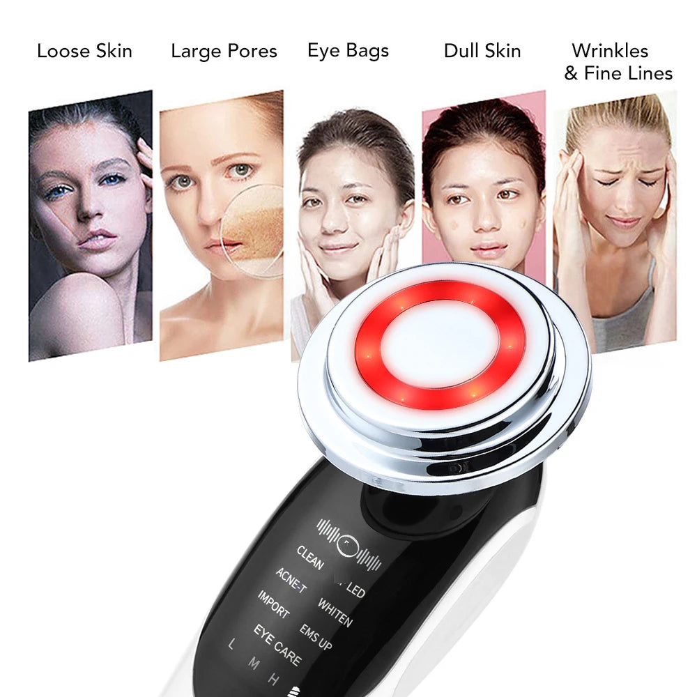 7 in 1 RF EMS Facial Massager